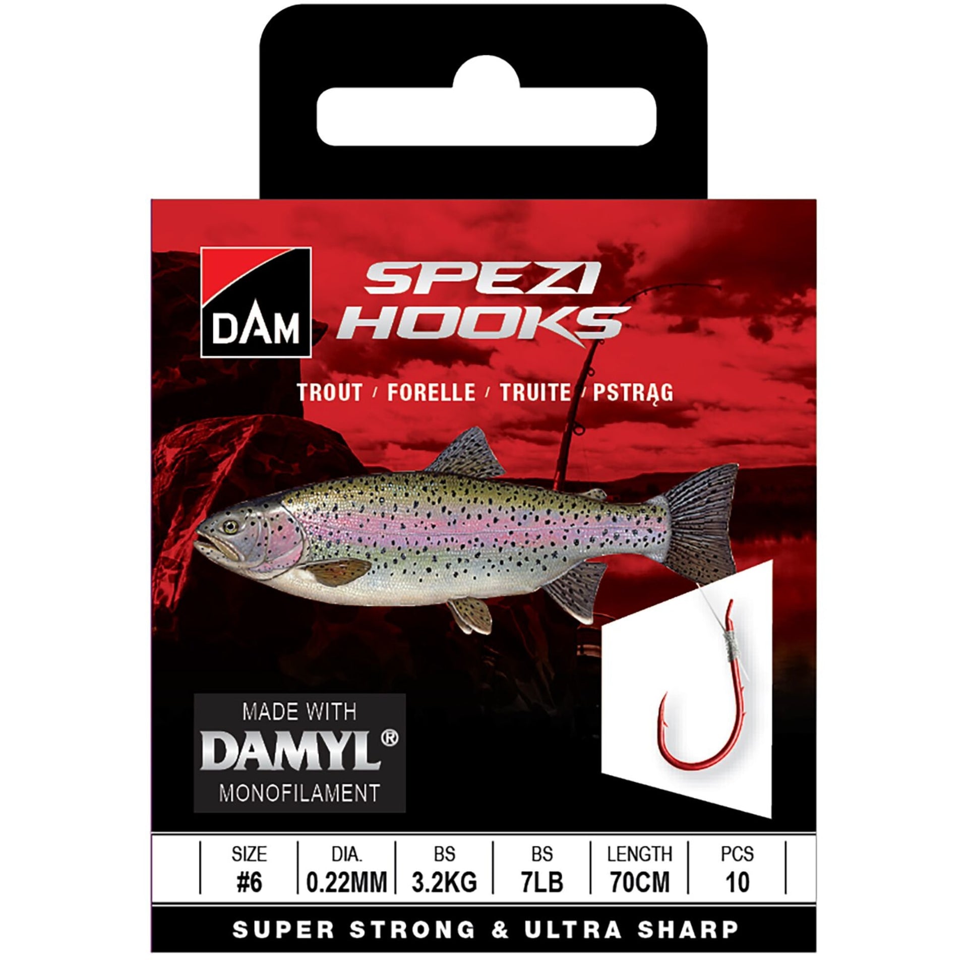DAM Spezi Trout Red
