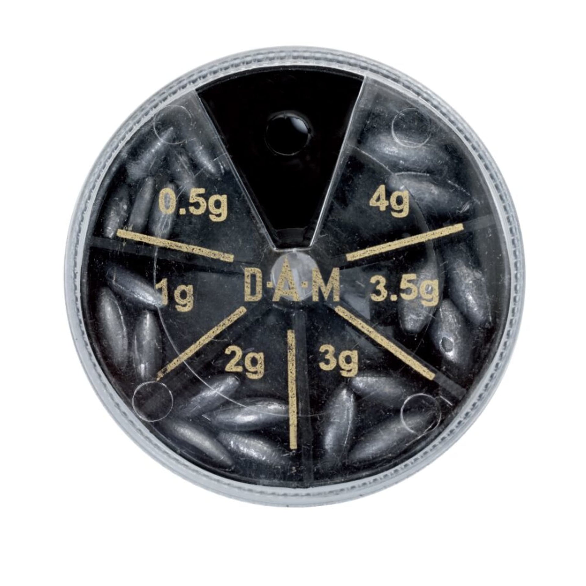 DAM Lead Assortment Olive with Hole