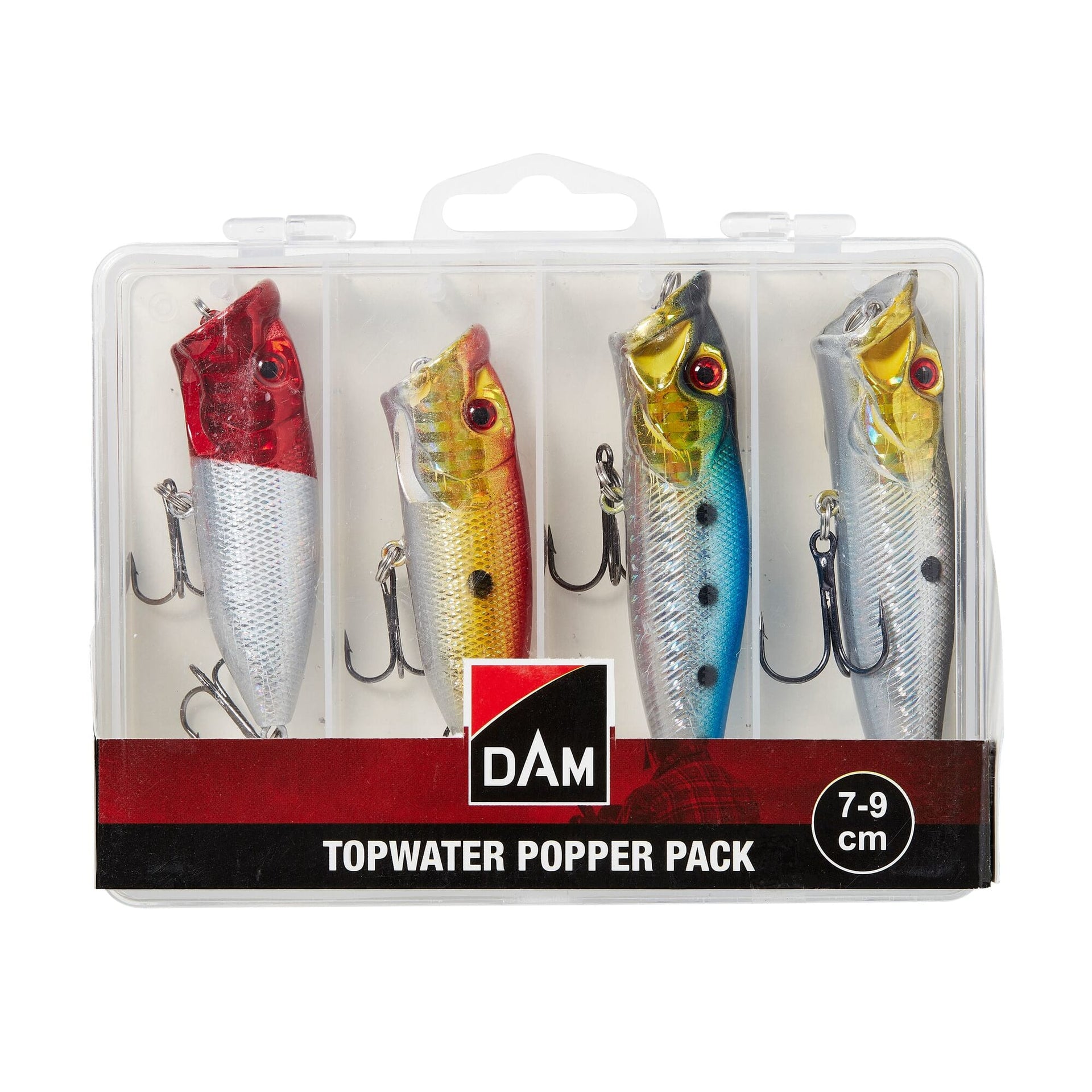 DAM Topwater Popper Pack Box 11-13g